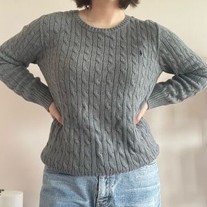 Gray Polo Ralph Lauren sweater